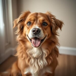 Dog with shiny Furr